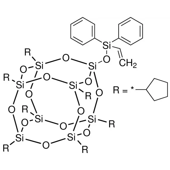 PSS-Diphenylvinylsilyloxy-heptacyclopentyl substituted