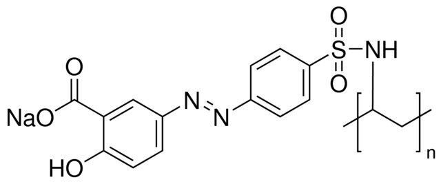 Poly[1-[4-(3-carboxy-4-hydroxyphenylazo)benzenesulfonamido]-1,2-ethanediyl, sodium salt]