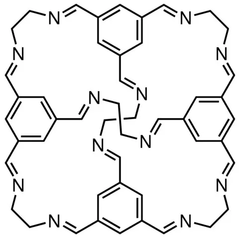 Ethane diamine cycloimine organic cage