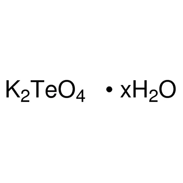 Potassium tellurate hydrate