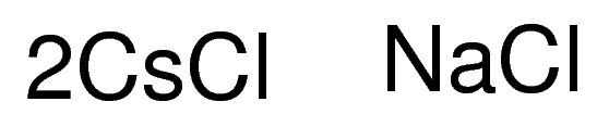 Cesium chloride/sodium chloride (2:1) eutectic