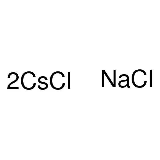 Cesium chloride/sodium chloride (2:1) eutectic