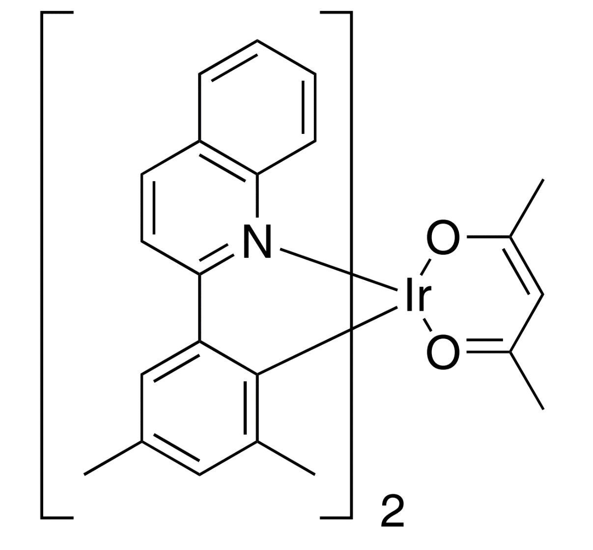 Bis(2-(3,5-dimethylphenyl)quinoline-C2,N&#039;)(acetylacetonato)iridium(III)
