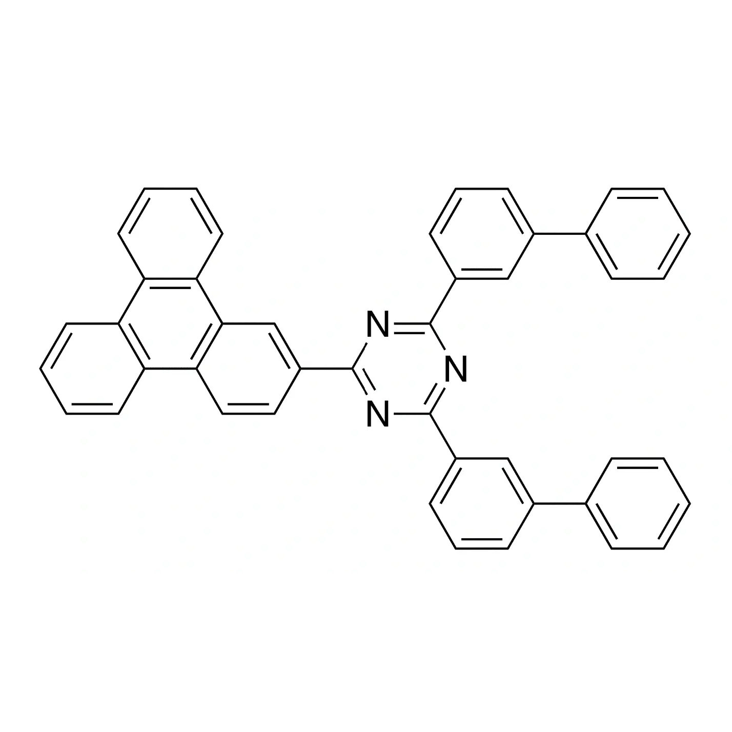 2,4-Di([1,1&#039;-biphenyl]-3-yl)-6-(triphenylen-2-yl)-1,3,5-triazine