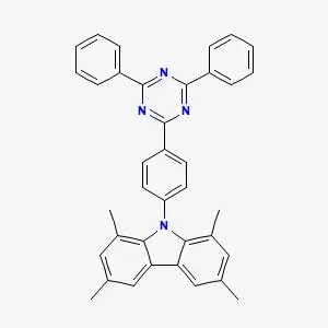 9-(4-(4,6-diphenyl-1,3,5-triazin-2-yl)phenyl)-1,3,6,8-tetramethyl-9H-carbazole