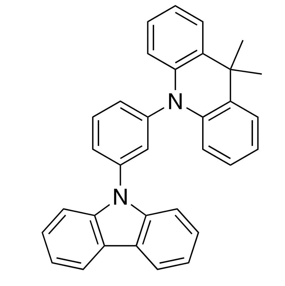 10-(3-(9H-carbazol-9-yl)phenyl)-9,9-dimethyl-9,10-dihydroacridine