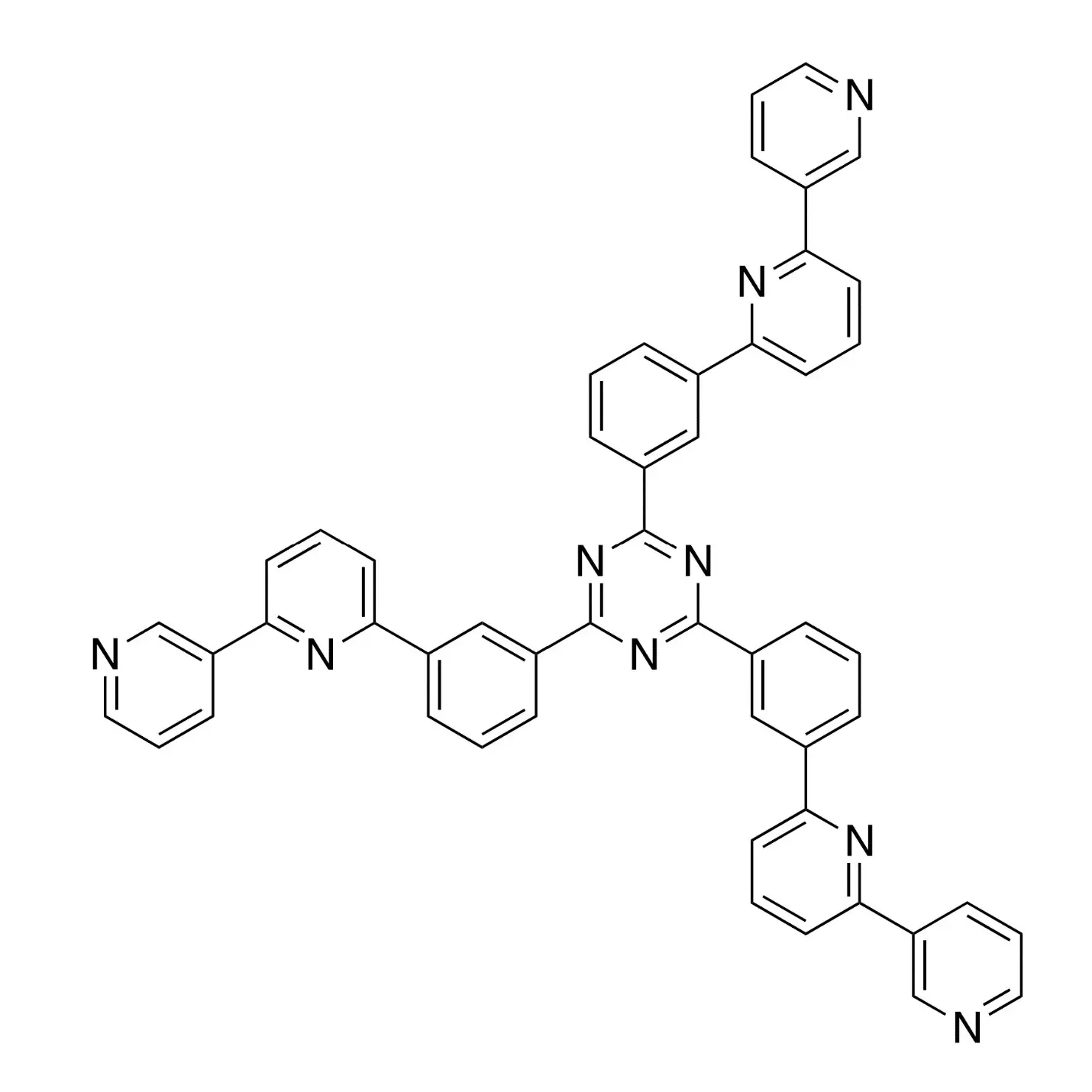 2,4,6-Tris(3-([2,3&#039;-bipyridin]-6-yl)phenyl)-1,3,5-triazine
