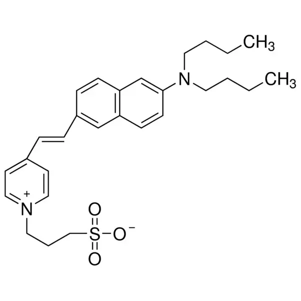 4-(2-(6-(Dibutylamino)-2-naphthalenyl)ethenyl)-1-(3-sulfopropyl)pyridinium hydroxide inner salt