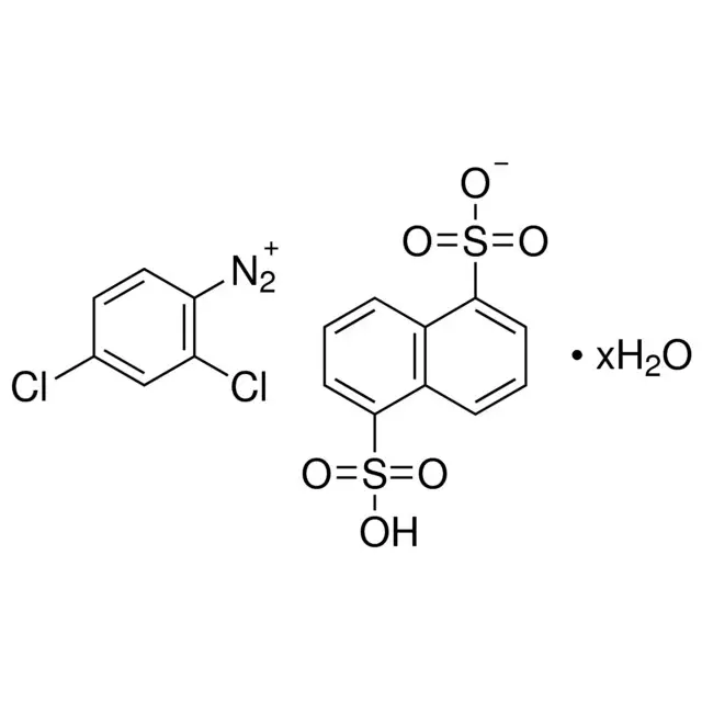 2,4-Dichlorobenzenediazonium 1,5-naphthalenedisulfonate hydrate