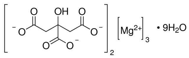 Magnesium citrate tribasic nonahydrate