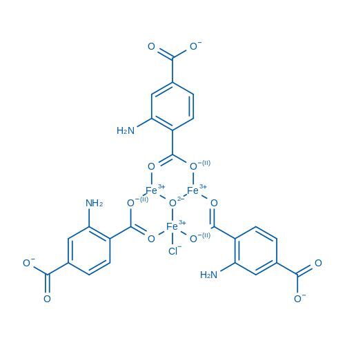 F-free MIL-100-Fe