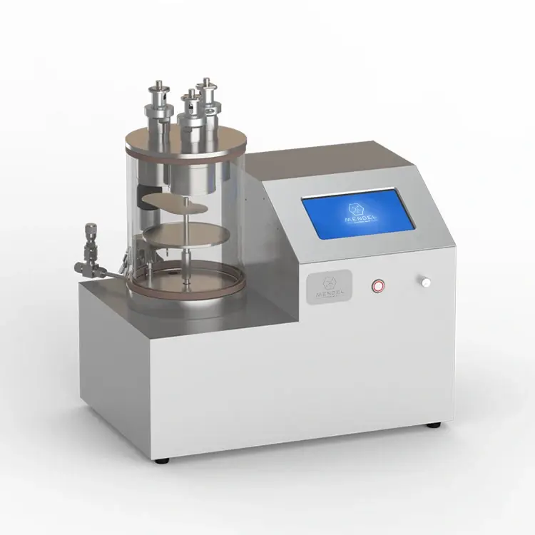 Compact 3 Sputter Heads Plasma Sputtering Coater with Rotary Stage PSP180G-3TA-RS