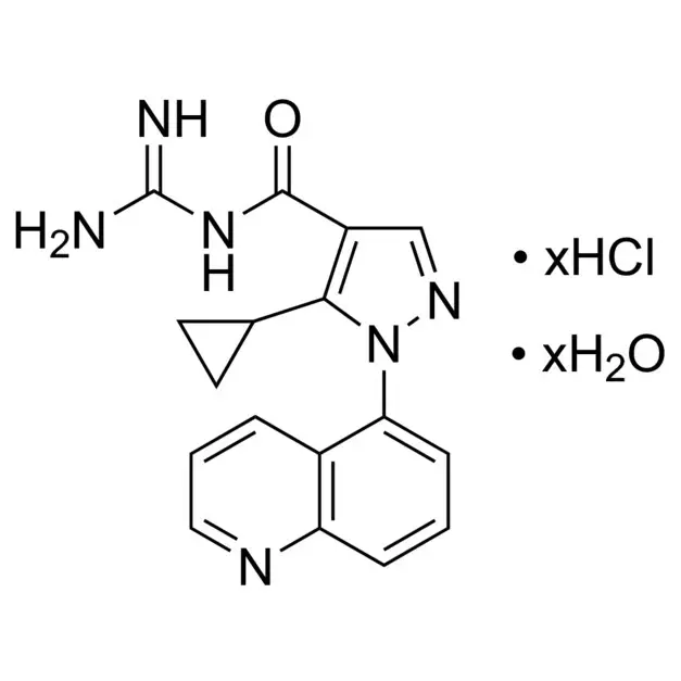 Zoniporide hydrochloride hydrate