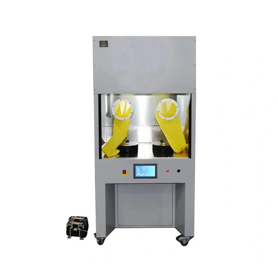 Purifying vacuum spin coater with two working station GKF411