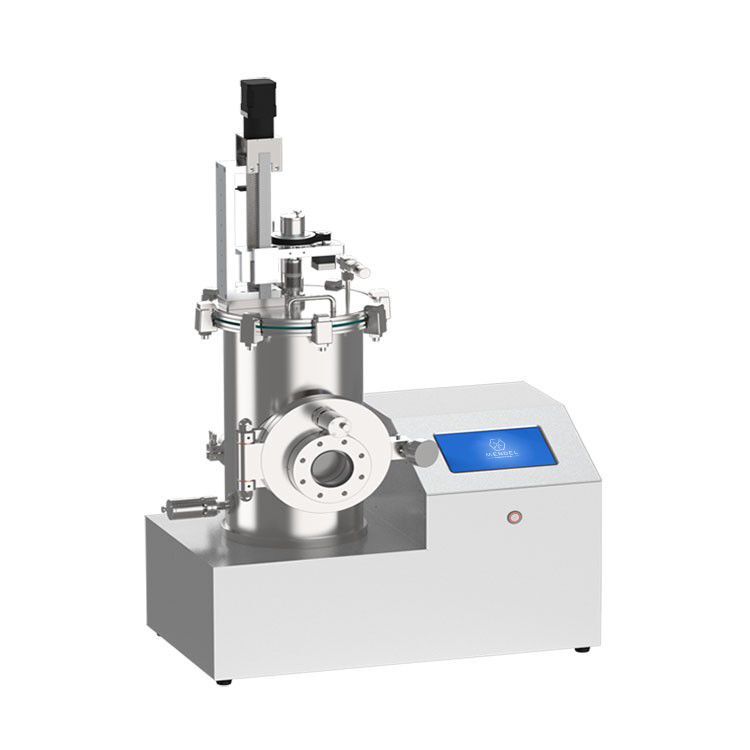 Desktop thermal evaporation coater with electric lifting sample platform