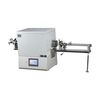 Double temperature tube furnace with magnetic push rod