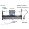 Desktop dual zones sliding rotary tube furnace